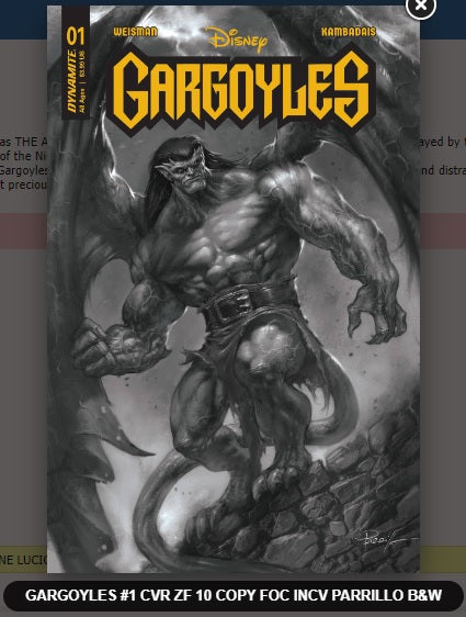 Gargoyles #1 Tyler Kirkahm Trade Dress 9.8 outlets CGC